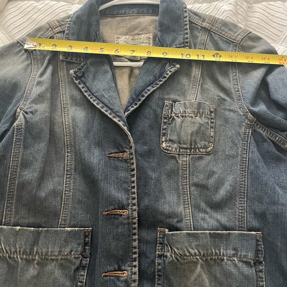 Denim Button-Up Jacket - Picture 9 of 11